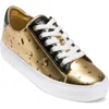 Karl Lagerfeld Paris Cate Pin Sneaker In Gold