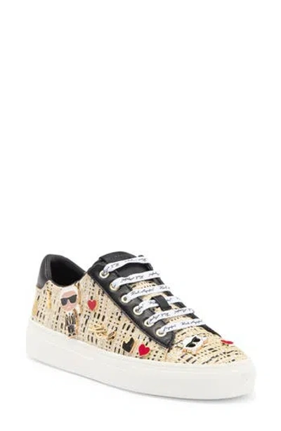 Karl Lagerfeld Paris Cate Pins Lace-up Sneaker