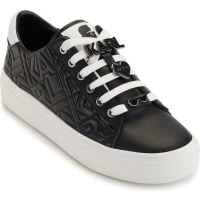 KARL LAGERFELD KARL LAGERFELD PARIS CATE PIN LOGO SNEAKER