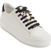 Karl Lagerfeld Cate Low Top Sneaker In Bright White/black