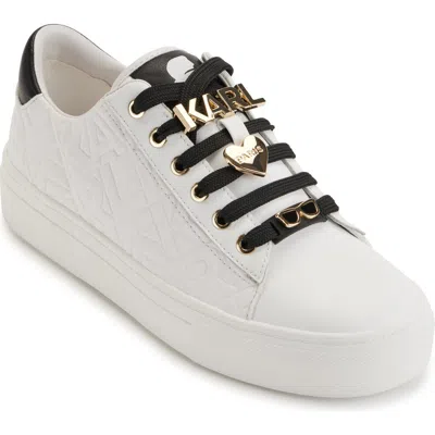 KARL LAGERFELD KARL LAGERFELD PARIS CATE PIN LOGO SNEAKER