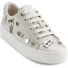 Karl Lagerfeld Paris Cate Pins Platform Sneaker In Soft White