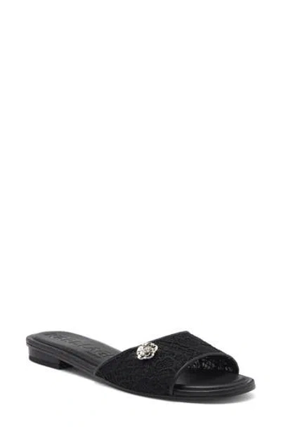 Karl Lagerfeld Paris Celin Slide Sandal In Black