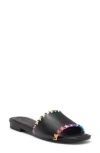 Karl Lagerfeld Paris Cenie Whipstitch Slide Sandal