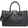 Karl Lagerfeld Paris Cerise Satchel In Black/gunmetal