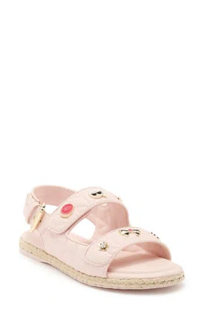 Karl Lagerfeld Paris Charlay Macaraon Sandal In Pink