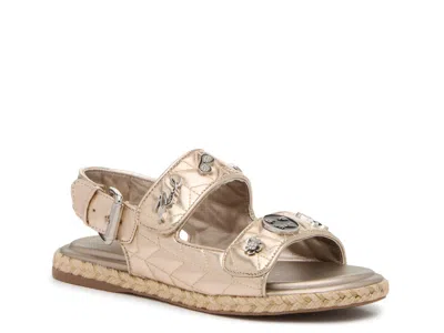 Karl Lagerfeld Paris Charlay Sandal In Burgundy