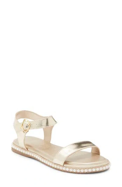 Karl Lagerfeld Paris Claire Sandal In Gold