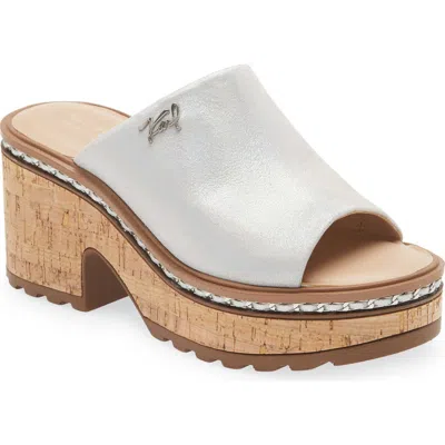 Karl Lagerfeld Women's Clarina Sandals Women's Shoes In Iridescent