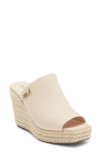 Karl Lagerfeld Paris Clove Wedge Mule In Multi