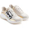 Karl Lagerfeld Paris Coty Sneaker In Gold/ White