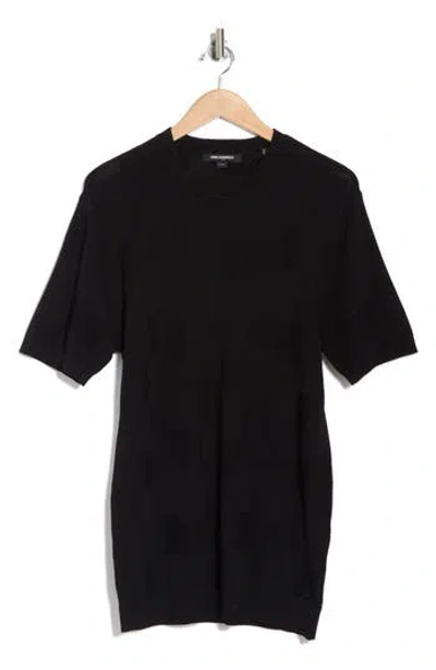 Karl Lagerfeld Paris Crewneck Short Sleeve Sweater