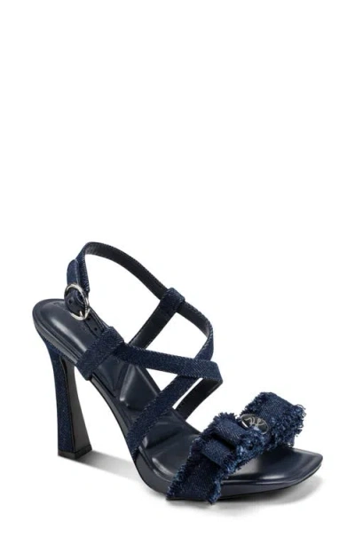 Karl Lagerfeld Paris Currin Strappy Sandal In Blue