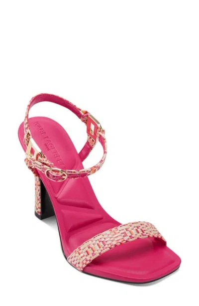 Karl Lagerfeld Paris Cybil Ankle Strap Sandal In Teaberry