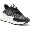 Karl Lagerfeld Women's Dallas Logo Chunky Sneakers In Black/white