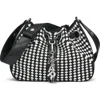 Karl Lagerfeld Paris Desiree Crossbody In Black/white