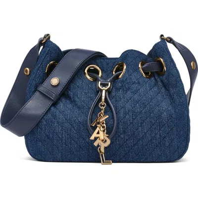 Karl Lagerfeld Paris Desiree Crossbody In Washed Denim