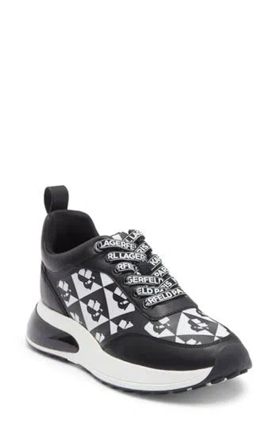 Karl Lagerfeld Paris Deva Lace-up Sneaker In Multi