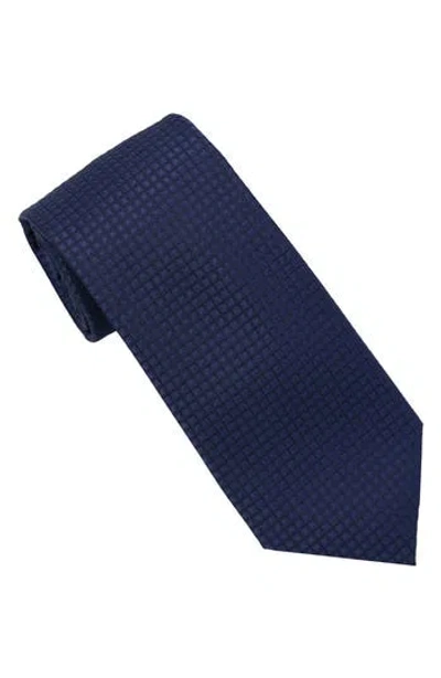 Karl Lagerfeld Paris Diamond Jacquard Tie In Blue