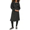 Karl Lagerfeld Paris Double L Quilted Coat In Black