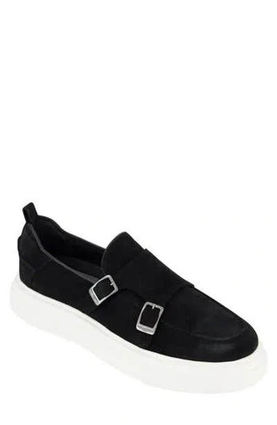 Karl Lagerfeld Paris Double Monk Sneaker In Black