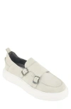 Karl Lagerfeld Paris Double Monk Sneaker In Light Grey