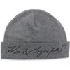 Karl Lagerfeld Paris Embroidered Logo Beanie In Gray