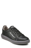 Karl Lagerfeld Paris Embroidered Signature Sneaker In Black