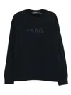 Karl Lagerfeld Paris-embroidery Sweatshirt In Blue
