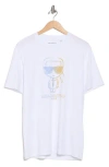 Karl Lagerfeld Paris Faded Karl Graphic T-shirt In White