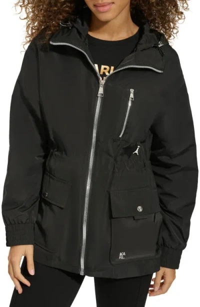 Karl Lagerfeld Paris Field Jacket In Black