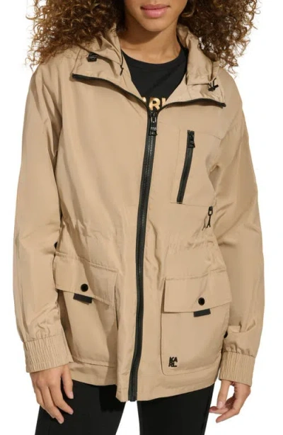 Karl Lagerfeld Paris Field Jacket In Camel