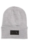 Karl Lagerfeld Paris Fleece Lined Beanie In Gray