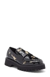Karl Lagerfeld Paris Gaston Rocker Moc Toe Loafer In Black