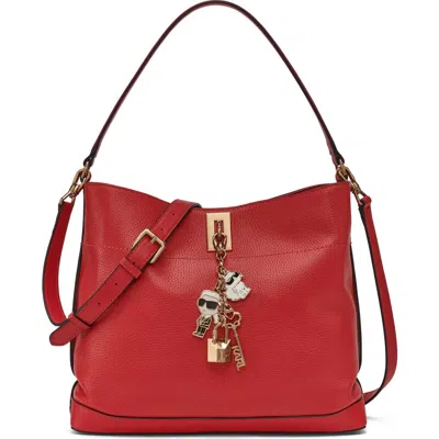 Karl Lagerfeld Paris Gisele Hobo In Red