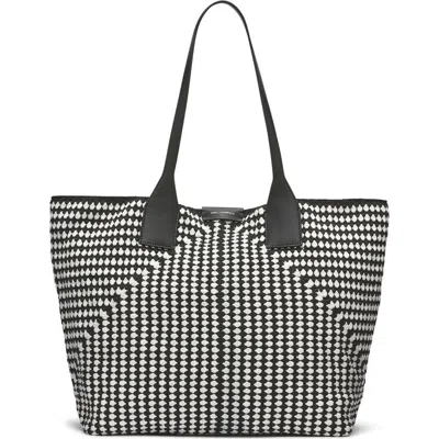 Karl Lagerfeld Paris Henriette Tote In Black/white