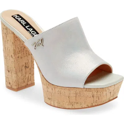 Karl Lagerfeld Paris Hensley Platform Sandal In Pattern