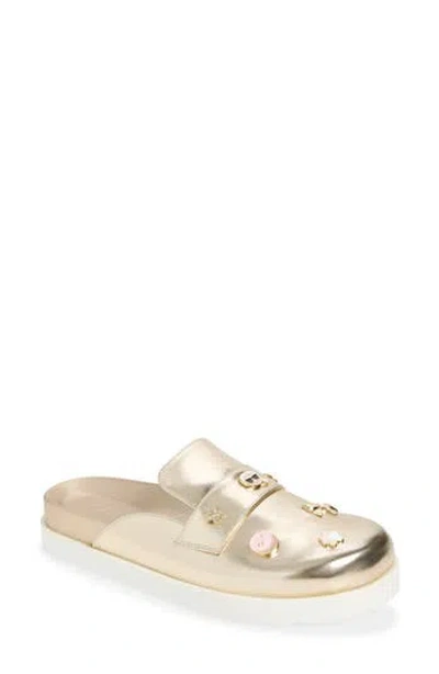 Karl Lagerfeld Paris Islay Flat Mule In Neutral