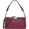 Karl Lagerfeld Paris Ivette Shoulder In Burgundy