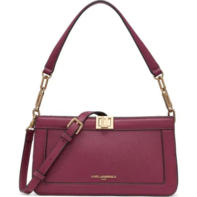 Karl Lagerfeld Paris Ivette Shoulder In Burgundy