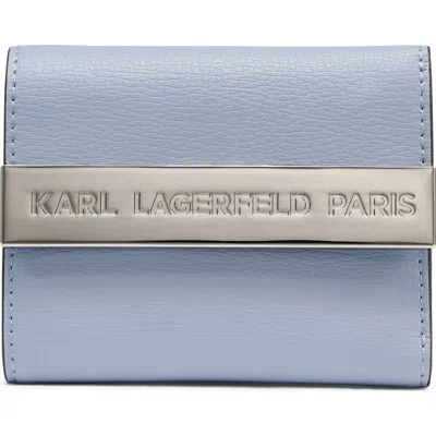 Karl Lagerfeld Paris Jacqueline Wallet In Blue