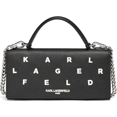 Karl Lagerfeld Paris Jaqueline Wallet On Chain In Black