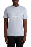 Karl Lagerfeld Paris Karl & Choupette Character Graphic T-shirt In Gray