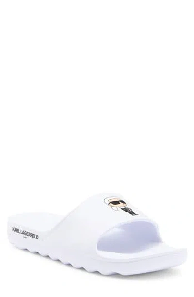 Karl Lagerfeld Paris Karl Body Pool Slide Sandal
