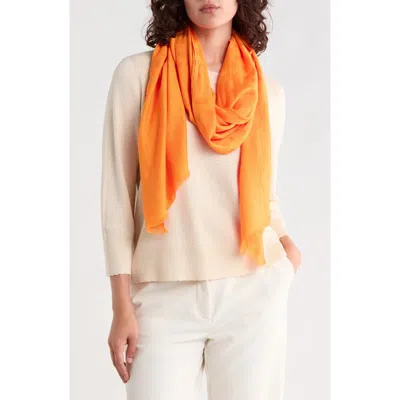 Karl Lagerfeld Paris Karl Icon Pashmina In Marmalade