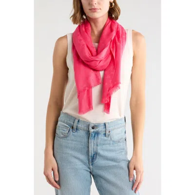 Karl Lagerfeld Paris Karl Icon Pashmina In Teaberry