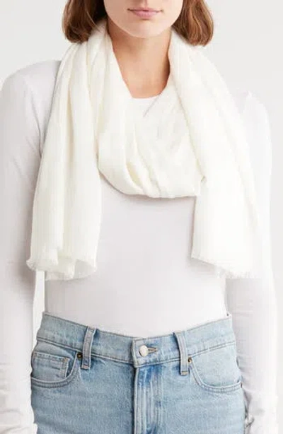 Karl Lagerfeld Paris Karl Icon Scarf In White