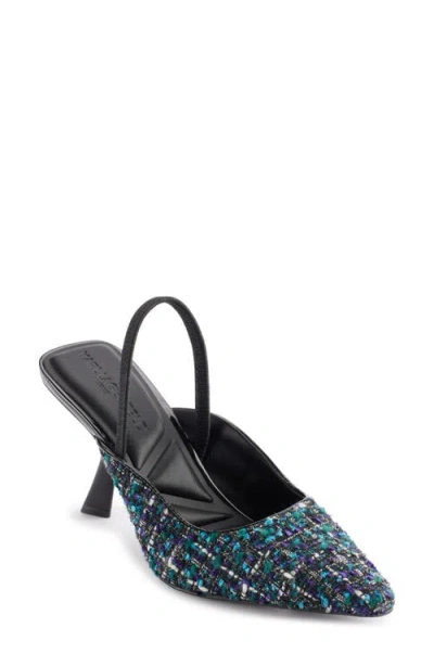 Karl Lagerfeld Paris Keera Slingback Pump In Multi/black