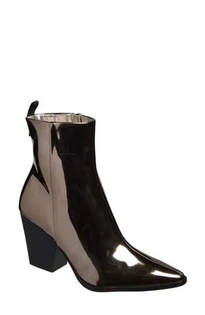 Karl Lagerfeld Paris Keslyn Western Bootie In Brown