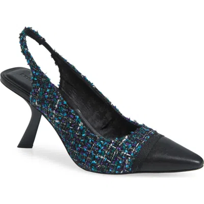 Karl Lagerfeld Paris Kinsley Slingback Pump In Multi/black